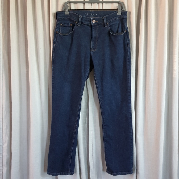 Mott & Bow Other - Mott & Bow Mens Straight Leg 34Wx32L Blue Jeans Med Dark Wash